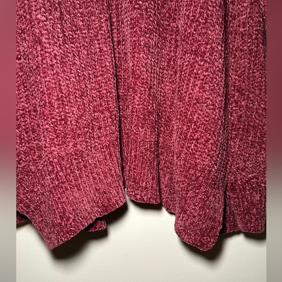 Seven7 Women's Burgundy Grannycore Open Front Cardigan Size XXL - Picture 14 of 14